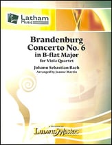 Brandenburg Concerto #6 in B-flat Major Viola Quartet cover